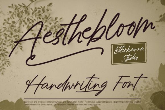 Aesthebloom: A Font for Elegant Branding
