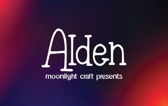 Alden: A Handwritten Font for Creative Marketing