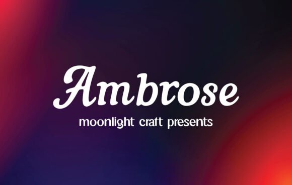 Ambrose: A Handwritten Font for Creative Campaigns