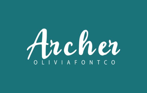 Archer Font: A Romantic Handwritten Typeface