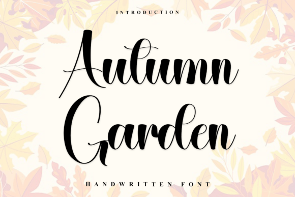 Autumn Garden Font for Bold Campaigns