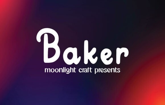 Baker Font: Handwritten Elegance