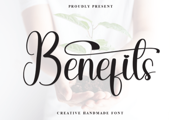 Benefits: A Graceful Script Font