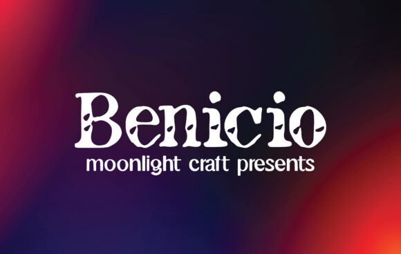 Benicio: A Handwritten Font for Creative Expression