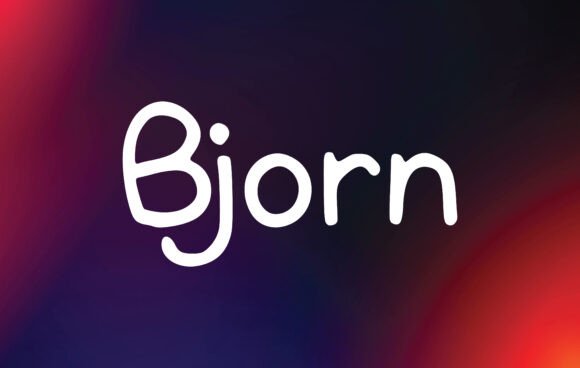 Bjorn: A Handwritten Font for Editorial Design