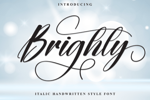 Brighty: A Font for Elegant Playfulness