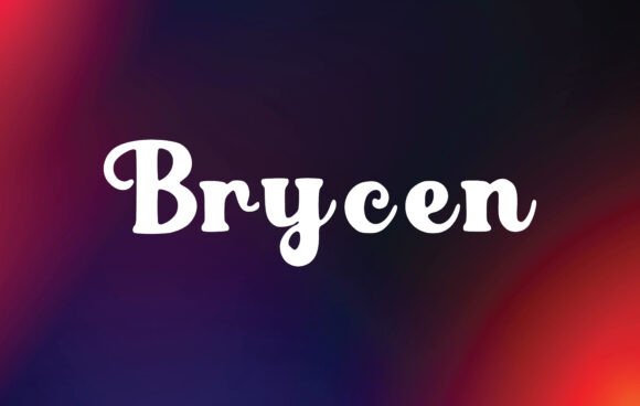Brycen: A Handwritten Font for Creative Marketing