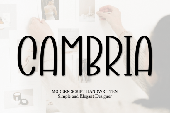 Cambria: A Handwritten Font for Creative Brands