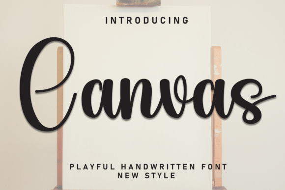 Canvas: A Stylish Script Font