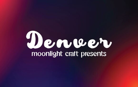 Denver: A Handwritten Font for Business