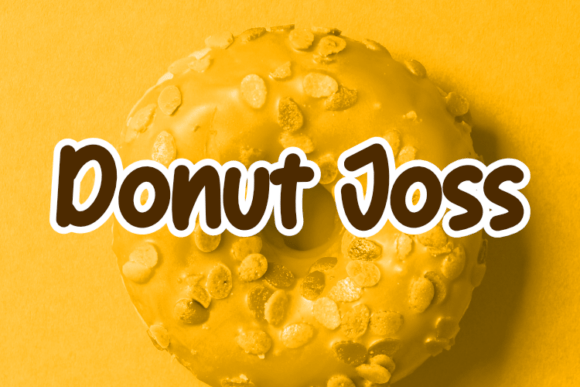 Donut Joss: A Font for Creative Campaigns