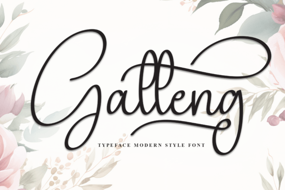 Gatteng: A Stylish Script Font for Marketers