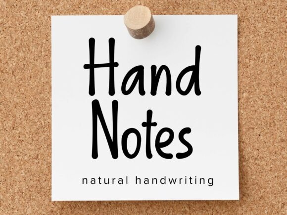 Hand Notes Font for Business