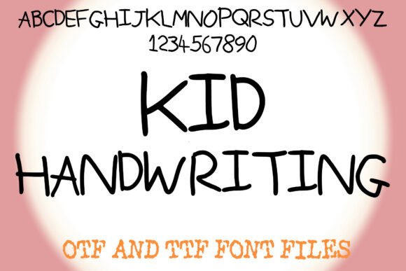 Kid Handwriting: A Playful Font for Creative Brands