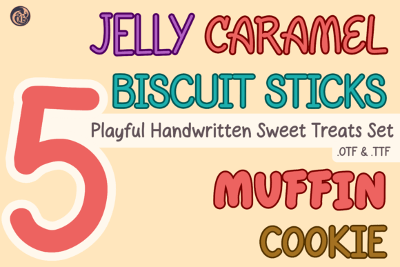 Playful Sweet Treats Set Font