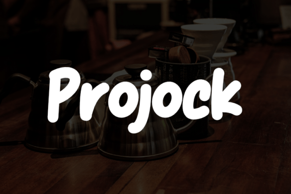 Projock: A Creative Typeface for Makers