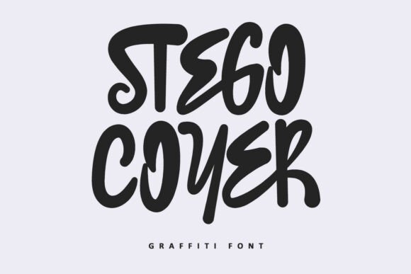 Stego Coyer: A Bold Graffiti Font