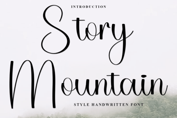 Story Mountain: A Festive Font for Editorial Magic