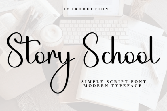 Story School Font for Web Design