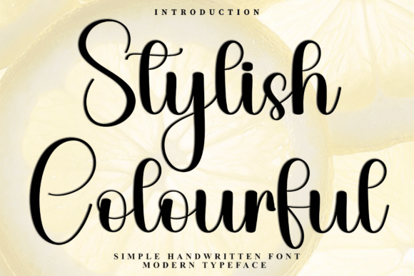 Stylish Colourful Font Review