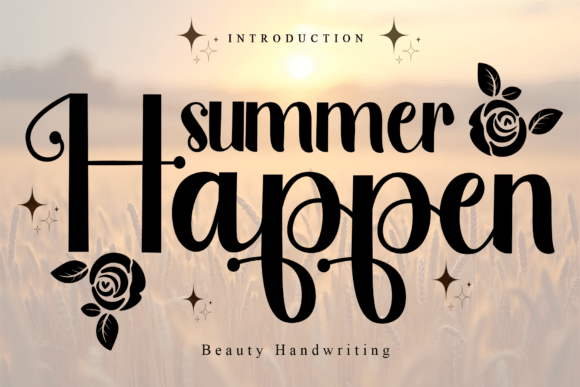 Summer Happen Font for Business