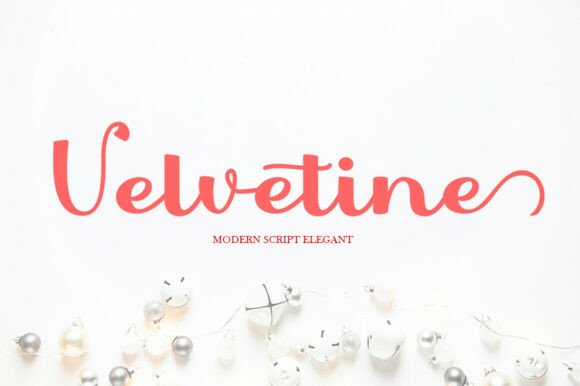 Velvetine Font: Elegant Script for Creative Projects